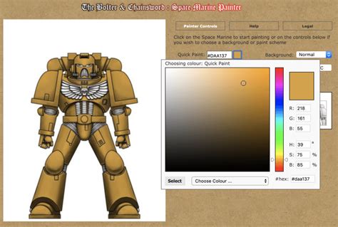 warhammer 40k paint simulator